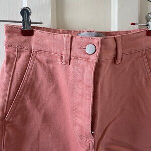 Everlane Pink High-Rise Wide-Leg Pants